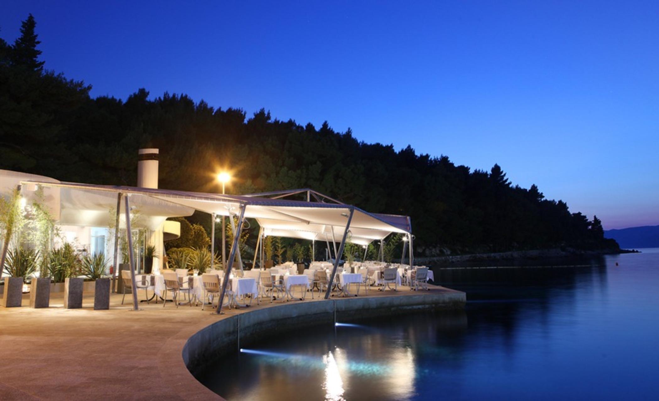 Hotel Croatia Цавтат Экстерьер фото Restaurant "Panorama"